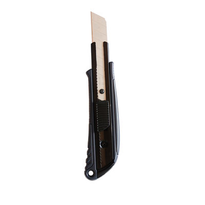 satın al Siyah Snap Off Blade Blades 9mm 18mm Utility Knives Otomatik Kilitlenme Anti-Slip Tasarımı Çevrimiçi üretim