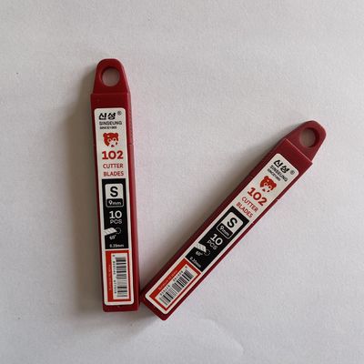 satın al 9mm Snap Off Utility Knife Blades SK2 Yüksek Karbon Çelik 60 derece açı Çevrimiçi üretim