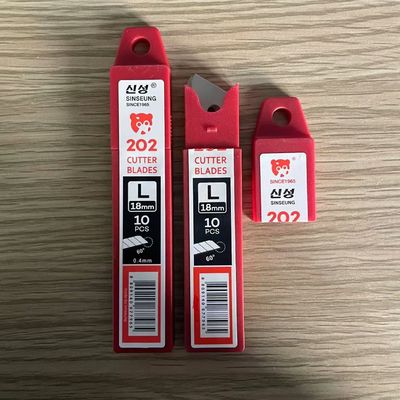 satın al 8 Bölüm 18mm Kesme Bıçakları 60° Açı 0,5 mm Kalınlık Kesme Performansı Çevrimiçi üretim