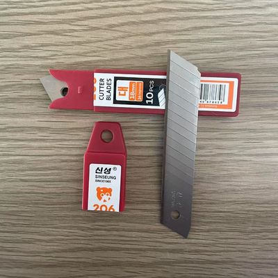 satın al Gümüş Blade Renkli 18 mm Kesme Blades SK2 Yüksek Karbon Çelik 60° açılı Çevrimiçi üretim