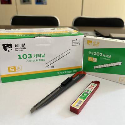 satın al 9mm Cutter Blades Refill Blades for Wrapping and Opening Packages Long-Lasting Performance Çevrimiçi üretim