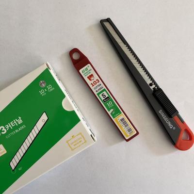 satın al Silver 9mm Cutter Blades Made of High Carbon Steel for Precision Cutting Çevrimiçi üretim