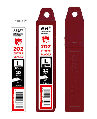 18 mm kesme bıçak bıçakları Karton Gümüş Büyük bıçak Sinseung L202