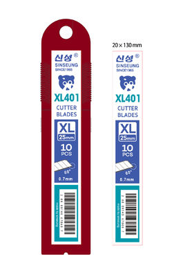XL401 Sinseung 25mm Kesme Bıçakları Ekstra Büyük Boyutlu Köpüklü Tahta Kesme Araçları