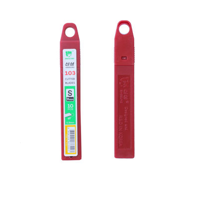 Kutusu 9mm Snap-Off Blades Blade SK2 Çelik Siver Duvar Kağıdı Blades S103
