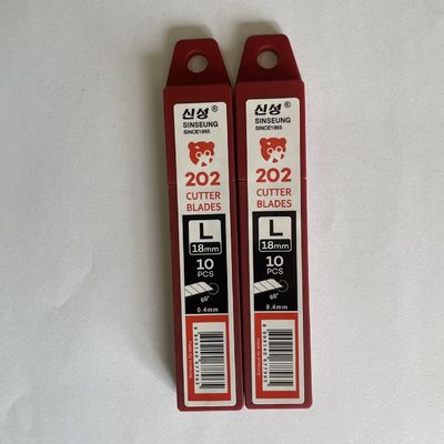 18mm Geniş Snap-Off Blade Cutter Precision Cutting SK2 Karbon Çelik 0.4mm