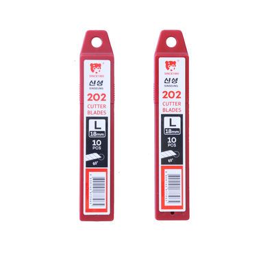 20 mm 18 mm Bıçak Bıçakları Gümüş 0.4 mm Kalınlık Ağır Görevli Bıçak Bıçakları