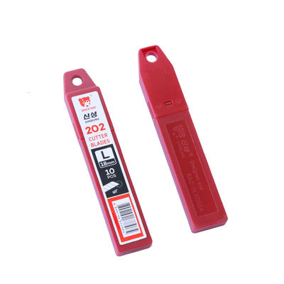Sinseung L202 18 mm kesilebilir bıçak kesicisi karton gümüş büyük bıçak