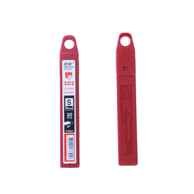 Gümüş 0.35mm Kalınlık Maket Bıçağı Kırılabilir Uç 13 Segment