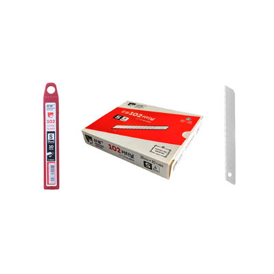 Geri çekilebilir bıçaklı maket bıçağı, Gümüş 0.35mm X 9mm