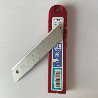 SK2 Karbon Çelik 7 Bölüm 25 mm Kesme Bıçakları 60 Derece Bıçak Ucu Köşe ile