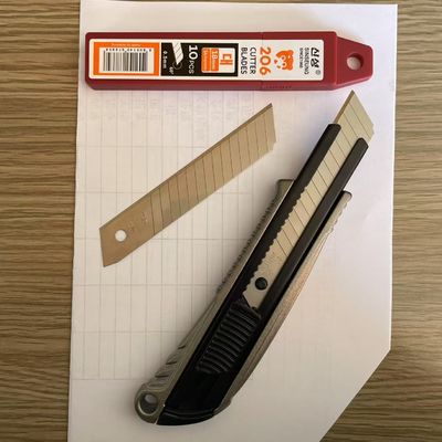 Uzun Ömürlü 18mm Bıçaklı Maket Bıçağı, Kendin Yap Meraklıları İçin