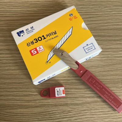 9mm Kesme Bıçakları Genişliği 9mm Bıçak Kalınlığı 0.38mm Kesim için gümüş bıçaklar