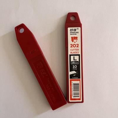 Kendin Yap Temel 18mm Bıçak Uçları 8 Segment Yüksek Karbonlu Çelik