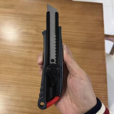 Alüminyum Saplı 18mm Maket Bıçağı Yüksek Karbonlu Çelik Bıçak 16045mm Atölye ve İnşaat İçin Temel Kesme Aletleri